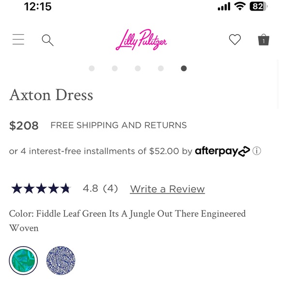 Lilly Pulitzer Axton Dress - Picture 5 of 6